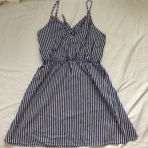 Dark Blue Striped H&M Dress